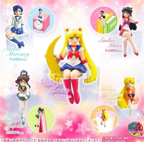 🔥 Bandai Sailor Moon Desktop Mini Figure Set of 5