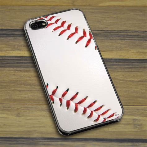 Baseball Phone Case for iPhone 11 - Made with Professional Baseball Leather and Raised Red Hand Stitching, Thin Case, Protective Grip, Authentic Leather Cover (iPhone 11)