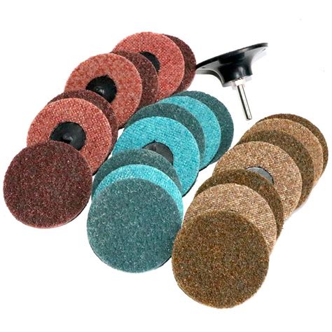 Exclusive Discount 80% Offer FPPO 21PCS 3" Inch Roll Lock Quick Change Sanding Disc Pad for Surface Polishing 1/4" Shank