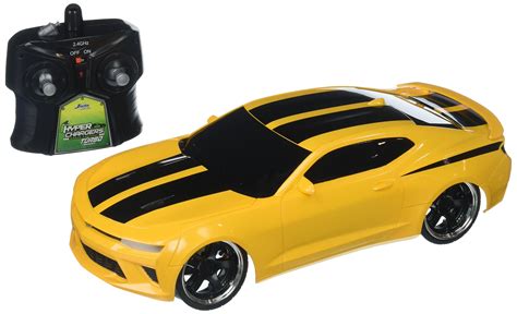 Best Deal Jada Toys HyperChargers 2010 Chevy Camaro SS BTM Remote Controlled Vehicle (1:16), Yellow