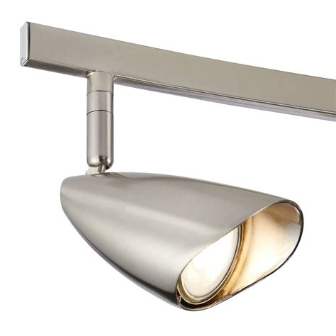🛒 Crazy Deals NOMA Track Lighting  Brushed Steel, 6-Light