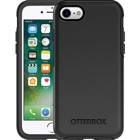 OTTERBOX SYMMETRY SERIES Case for iPhone SE (2nd gen - 2020) and iPhone 8/7 (NOT PLUS) - Retail Packaging - BLACK