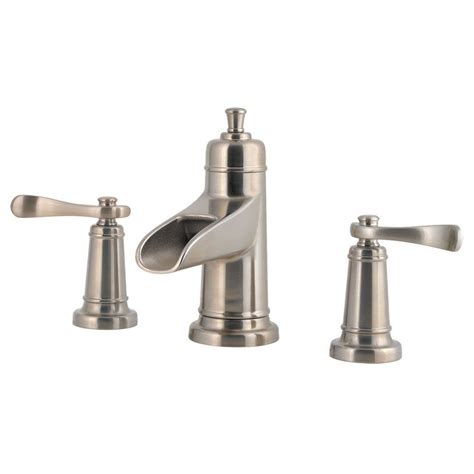 Pfister LF049YW2K Ashfield 2-Handle 8" Widespread Bathroom Faucet in Brushed Nickel, Water-Efficient Model