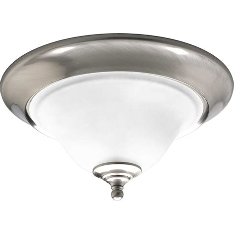 Progress Lighting P3476-09 Lighting Accessory, 15-Inch Diameter x 7-1/2-Inch Height, Brushed Nickel