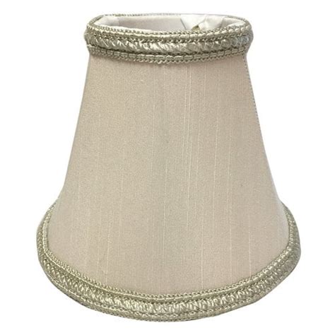 Royal Designs CS-114BG-6 Decorative Trim Chandelier Lamp Shade, 2.5" x 5" x 4.5", Beige, 6 Count