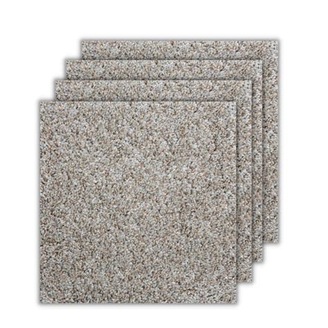 Smart Squares Easy Street 18” x 18” Premium Residential Soft Carpet Tiles, Peel and Stick for Easy DIY Installation, Seamless Appearance, Made in USA (10 Tiles - 22.5 Sq Ft, 815 Iron Frost)