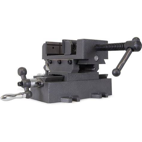 WEN 413CV 3.25" Compound Cross Slide Industrial Strength Benchtop and Drill Press Vise